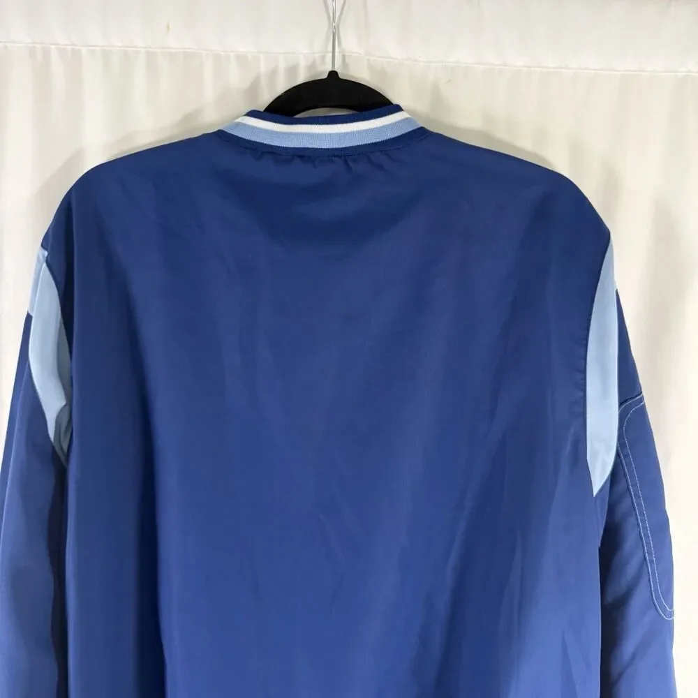 Kansas City Royals Windbreaker Men's Medium Blue Vneck Pullover GIII Carl Banks
